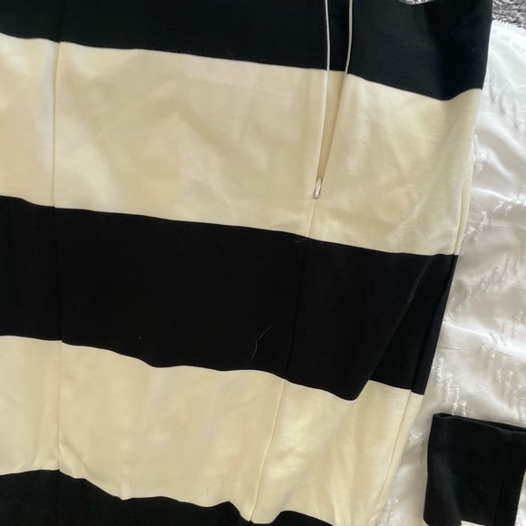NICHOLAS Monochrome Striped Dress - Picture 3 of 13